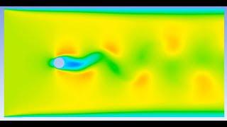 ANSYS CFD Tutorial: Fluid Flow over a Circular Cylinder - von Karman Effect