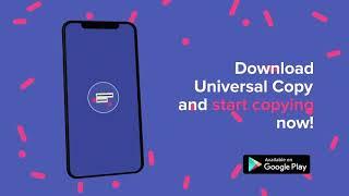 Universal Copy on Android: Copy text from any app & pictures