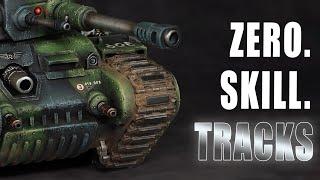 The EASIEST TANK TRACKS. Just FOUR steps!