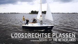 Sailing on the Loosdrechtse Plassen, The Netherlands | Aerial Videography [4K, 30fps]