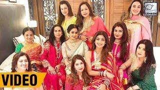 Sridevi, Raveena Tandon & Shilpa Shetty CELEBRATE Karva Chauth Together | LehrenTV