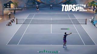 Top Spin 2K25 - Taylor Fritz Vs Roger Federer I Dubai Sports Complex Arena I Legend Difficulty (PS5)