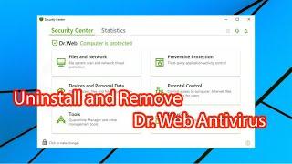 How to uninstall dr web antivirus from pc