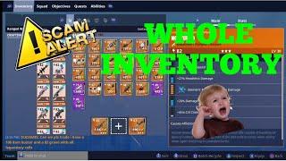 Scammer Gets Scammed For His Whole Inventory In Fortnite! (SAVE THE WORLD)