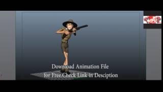 Walk Hunter- Download Free 3D Maya Animation File