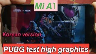 Mi A1 PUBG KR Test High Graphics Setting After Update | Redmi Mi a1 pubg test | aashishrajput