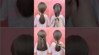 Easy braided hairstyle compilation  hair style girl# 447