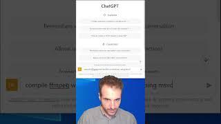 Can ChatGPT Help With Compiling FFMPEG? (Part 1) #shorts