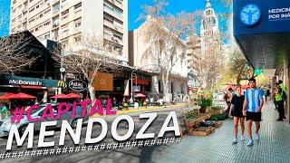 Recorriendo MENDOZA CAPITAL FULL CITY TOUR I ARGENTINA I 4K Walking Tour VLOG