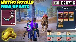 Day-1 now Get Rich without Mk14 | New ItemsNew Update | PUBG METRO ROYALE