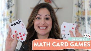 2 Fun Math Games with Playing Cards | Math Games for First Grade