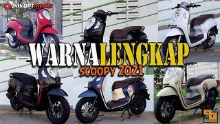 KOMPILASI TYPE DAN PILIHAN WARNA HONDA SCOOPY 2021