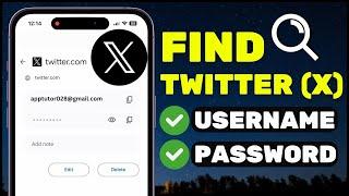 How to Find Twitter (X) Username And Password I Recover Your Twitter (X) Username And Password