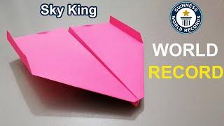 How To Make The GUINNESS WORLD RECORD PAPER AIRPLANE