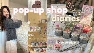 $2000 in one day as a handmade candle small business owner || vendor market vlog, pop-up vlog