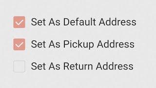 how to set pick up address in shopee/return address default address/using mobile phone