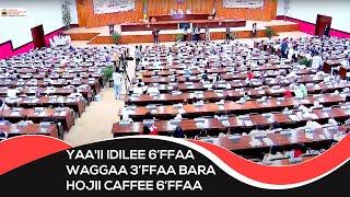 Yaa'ii Idilee 6ffaa waggaa 3ffaa bara hojii Caffee 6’ffaa