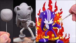 Erstellen Sie Dark Spine Sonic mit Clay / Sonic und den geheimen Ringen [kiArt]