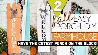 DIY Fall Decor | Fall Farmhouse Decor | Fall Front Porch Decor