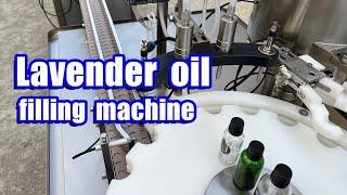 10ml Lavender oil filling machine丨Automatic skin essential oil filling capping machine