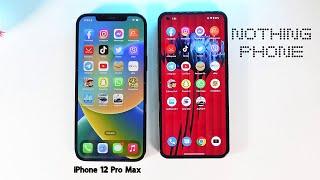 Nothing Phone vs iPhone 12 Pro Max - Speed Comparison / Which one is Faster?