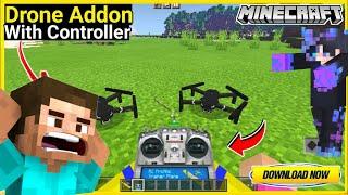 Minecraft drone mod  In Minecraft Pe | Drone Mod For Minecraft Pe | in hindi | 2021