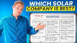 Tesla vs Sunrun vs SunPower. Which solar company is best?