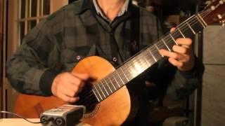 Fingerstyle Acoustic Blues Rock on classical guitar by Andrei Krylov