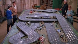 Batman TV Series - Slot cars scene (Ep. 94, season 2-HD)