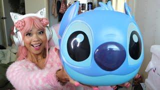 OPENING A BUNCH OF STITCH STUFF! Giant Stich Head, Stich PopMart, and More!