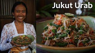 Jukut Urab, Balinese style Vegetables with Fresh Grated Coconut and Sambal
