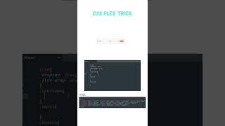 CSS Flex Trick | CSS tips & tricks | CSS Tutorial