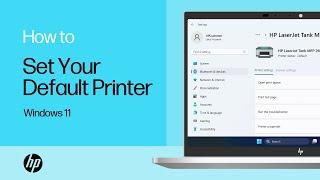 How to set an HP printer as the default printer in Windows 11 | HP Printers | HP Support