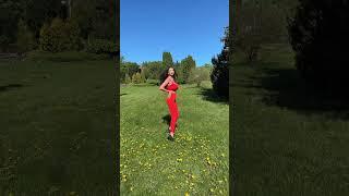 Sha Rizel in red. Ekaterina Sidorenko. Big huge Boobs girl erotic girl. Giant breast