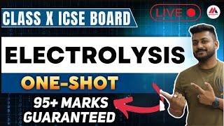 Electrolysis in One shot | ICSE Class 10 | Chemistry | 2024-25 | Maaheshwari Classes