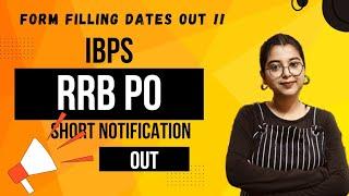 RRB PO Short Notification out  | Time to gear up your preparation game  | IBPS | RRB PO 2024