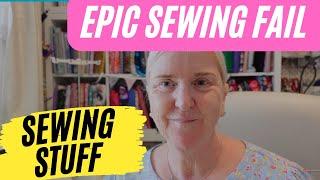 Sewing Fail with Rescue Plan. Find Out What Happened #fridaysews