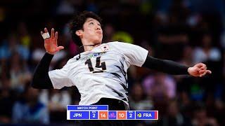 YUKI ISHIKAWA DOMINATED Against France in Men's VNL 2024 !!!