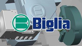 BIGLIA SMART TURN S Machine Tool CNC Simulation with NCSIMUL