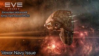 EVE Echoes Vexor Navy Issue [T6] - Advanced Missions [T5-T7] PvE Fit [Armor Tank + DPS]