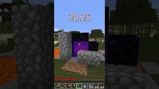 Speedrun Portal - Minecraft #shorts - Dream's Method