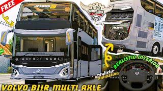 New VOLVO B11R PREMIUM MULTI AXLE BUS MOD For BussidNew Bus Mod For Bussid #bussidmod