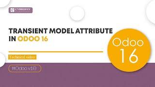 How to Use a Transient Model in Odoo 16 | _transient model attribute in Odoo 16
