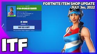 Fortnite Item Shop 4TH OF JULY SHOP! [July 3rd, 2022] (Fortnite Battle Royale)