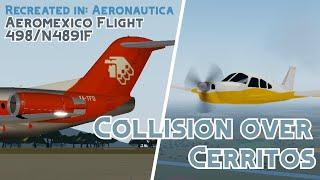 Recreated in Aeronautica: Aeroméxico Flight 498/N4891F