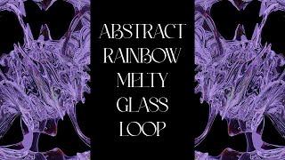 Abstract Rainbow Melty Glass Loop ( blender tutorial )