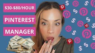 $30-$80/Hour Working from Home: Pinterest Manager Success Tips