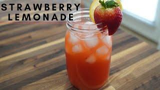 STRAWBERRY LEMONADE RECIPE | LEMONADE RECIPE #shorts