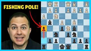 FISHING POLE TRAP IS SO GOOD | Chess Rating Climb 682 to 730