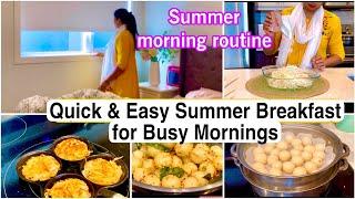 Productive Summer Morning Routine in Canada/ Easy Summer breakfast
